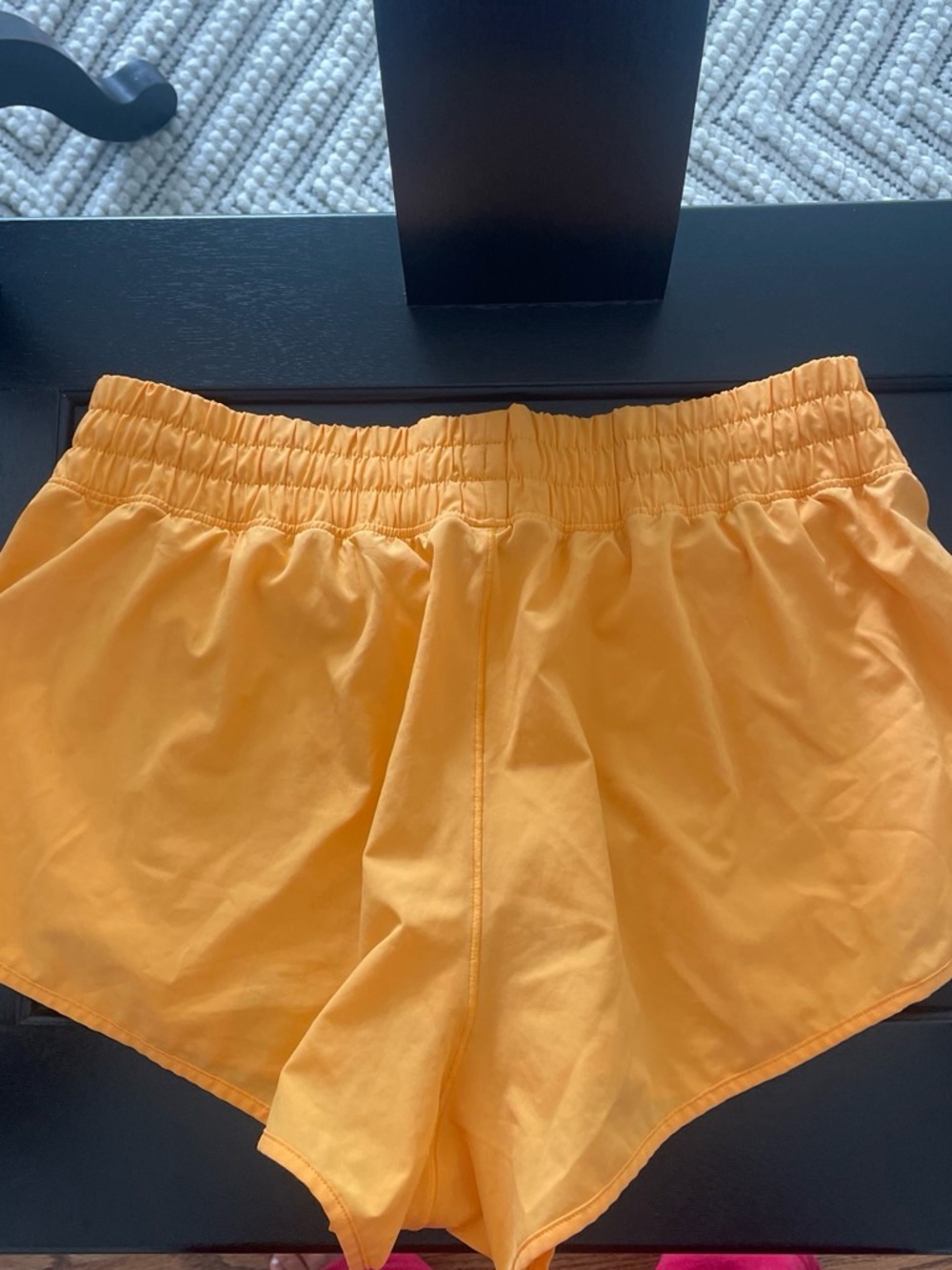 aerie Bright Orange Elastic-Waist Athletic Shorts